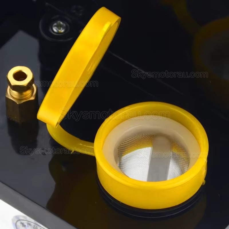220V 1L/ 2L CNC Electromagnetic Lubrication Pump Automatic Lubricating Oil Pump without Pressure Gauge